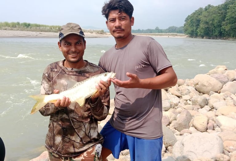 fishing trophy in Bardiya