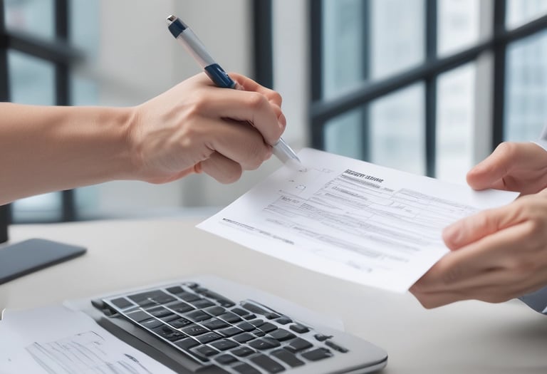 A happy family visiting a residential plot site with a Jay Properties agent.