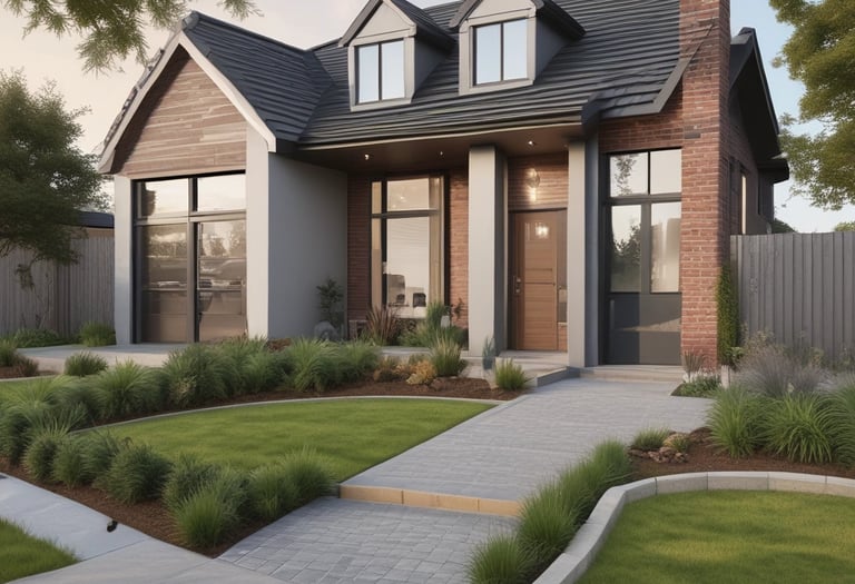 A professional consultant discussing property options with clients in a modern office.