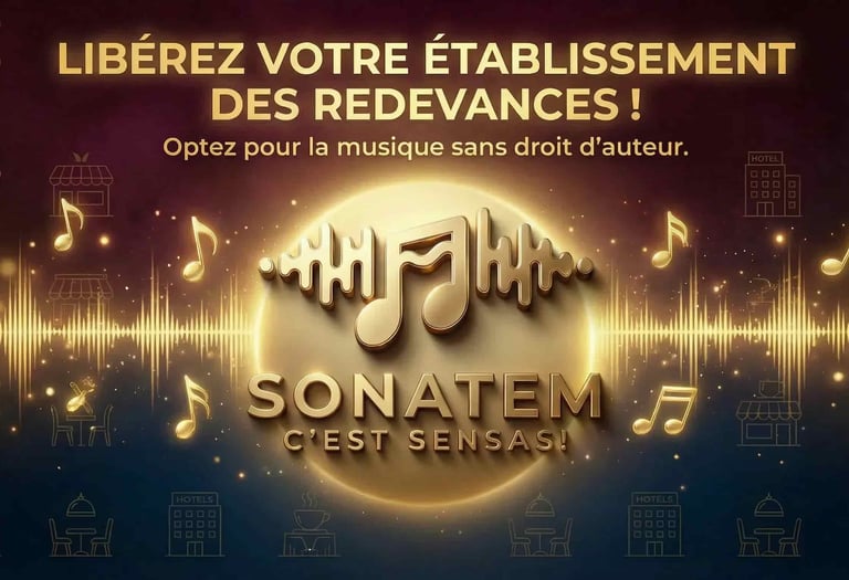 Partenaires solutions de sonorisation commerciale sans redevance pour restaurant, boutique, hôtels.