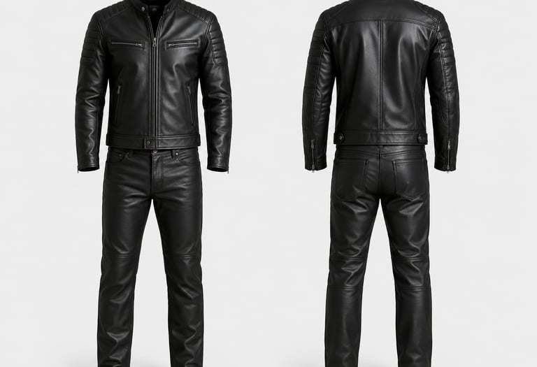 "Custom Leather Jacket and Pant Manufacturer Premium Leather Apparel Production"