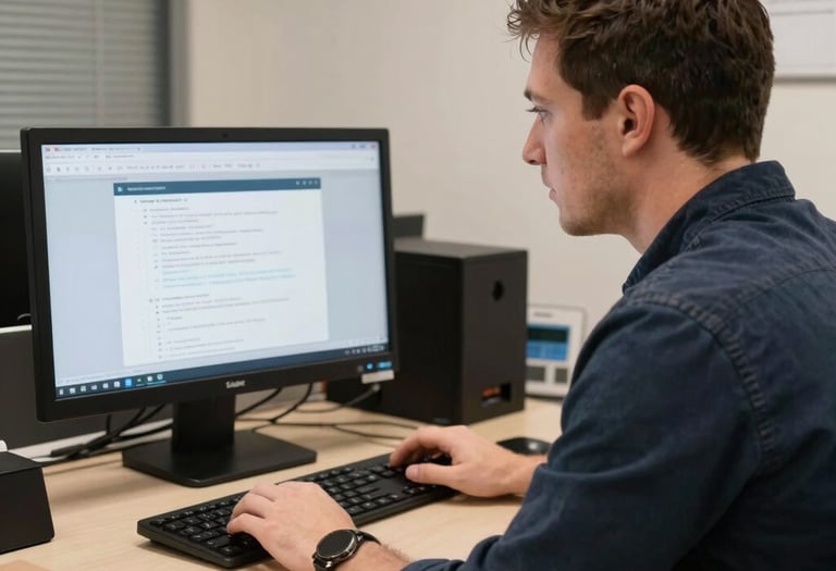 A digital dashboard showing task progress, team updates, and strategic goals.