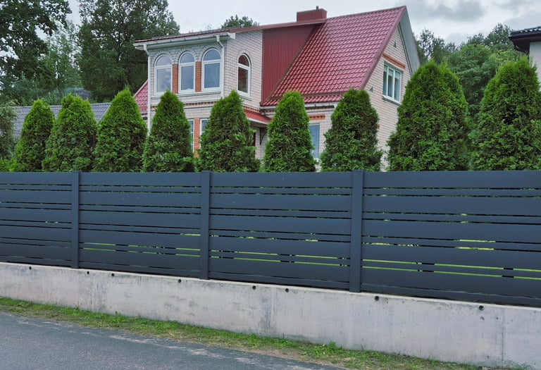 skardine tvora polisadine ral 7016 matine