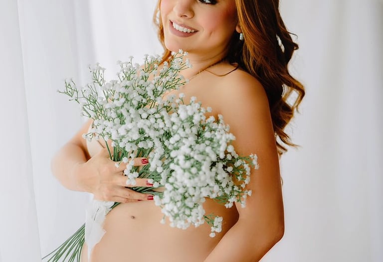 Fotos artísticas de mujer embarazada