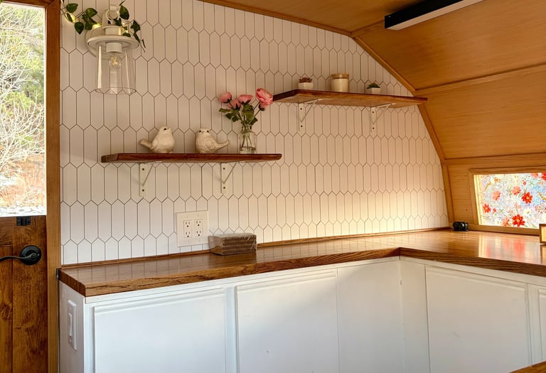 Customizable coffee bar at a community event in Loveland Colorado