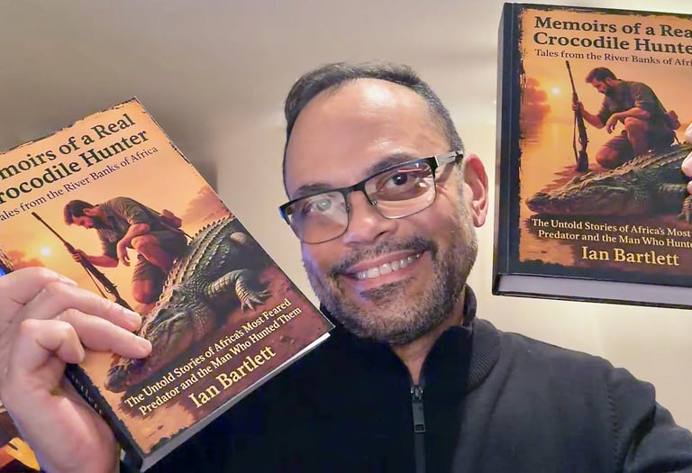 Ian Bartlett Professional Crocodile Hunter and author of Memoirs of a Real Crocodile Hnter