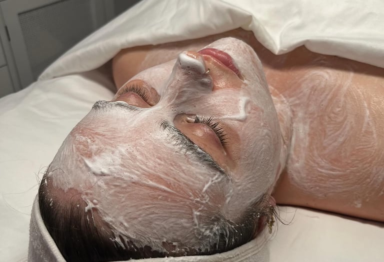 facial by Mallory at vanity esthetics