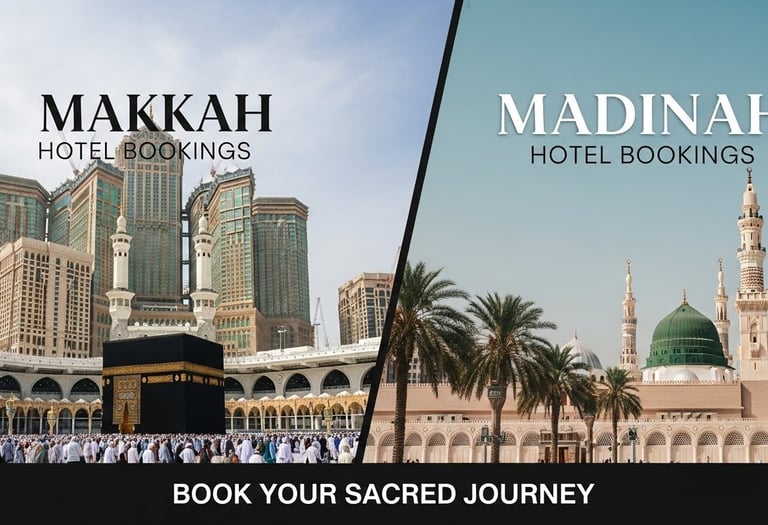Makkah and Madinah Hotel Booking