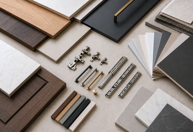 Premium furniture boards, hardware and finishes for bespoke furniture