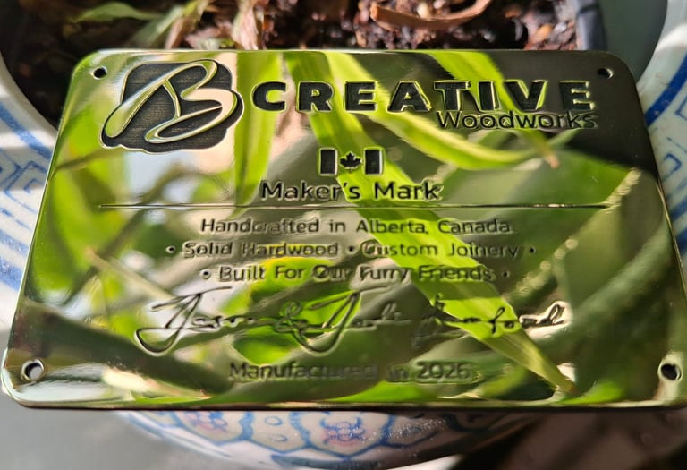 Hand finished mirrored polished brass ~ cut from stock sheet and made from scratch