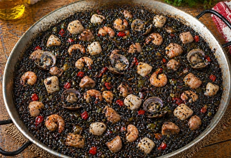 Paella Negra a Domicilio Bogotá