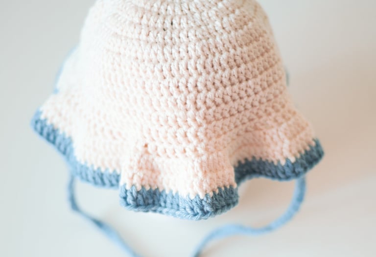 Patron crochet gorro bebe