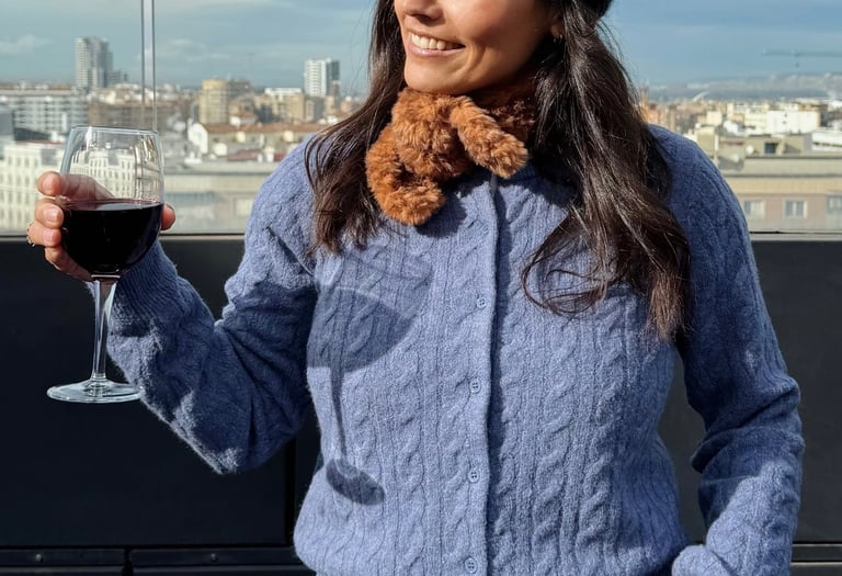 Patron crochet mini bufanda