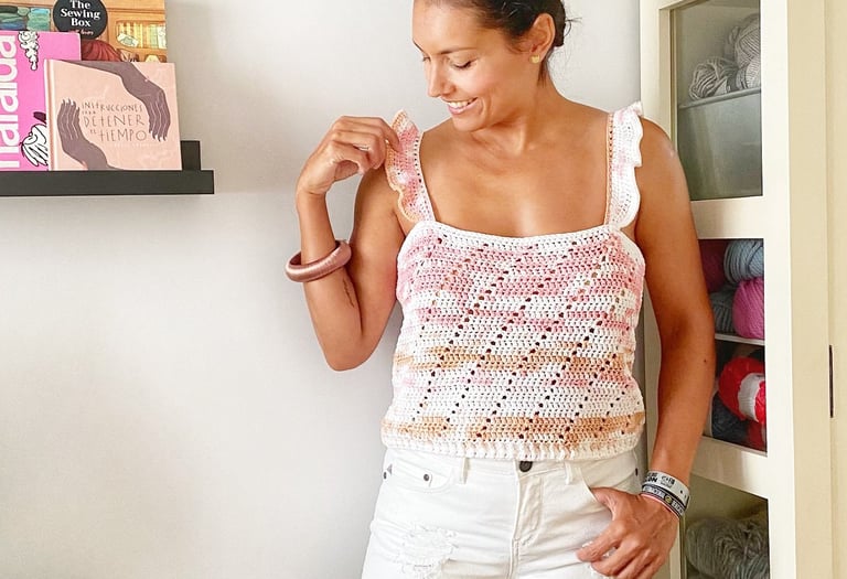 Tutorial top de crochet