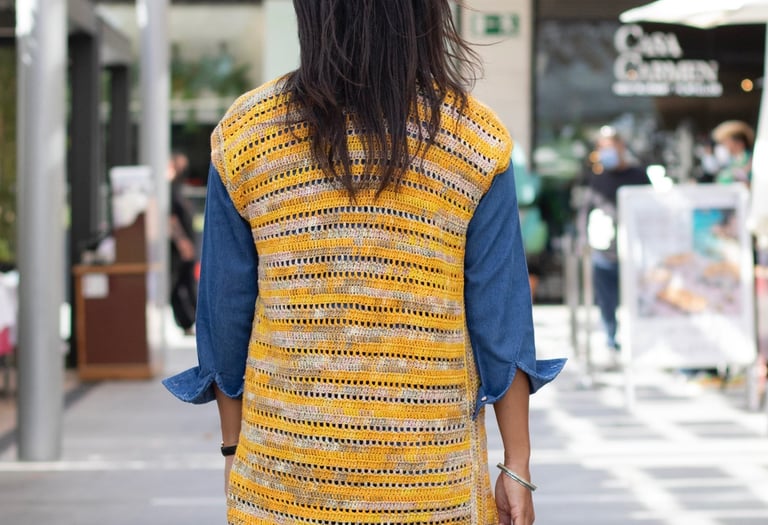 Tutorial chaleco de crochet