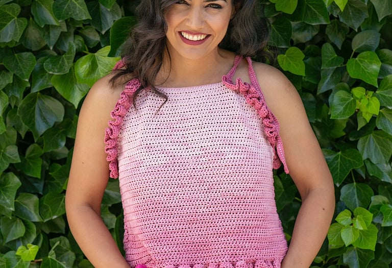 Tutorial top de crochet