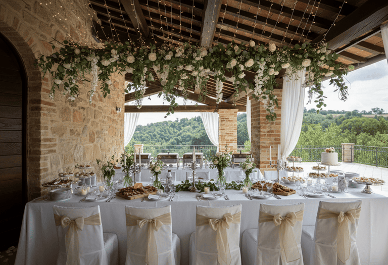 degustazione vini cucina matrimonio villa Marche