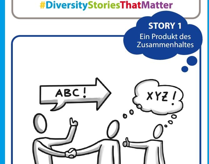 Ein Ausschnitt einer Karte des Spiels "Hast du schon gehört"