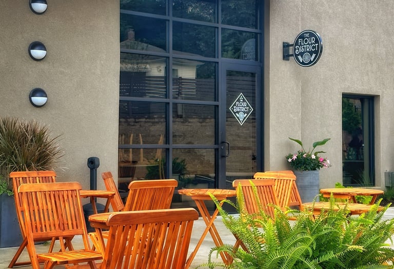 exterior of the Flour District lynchburg va