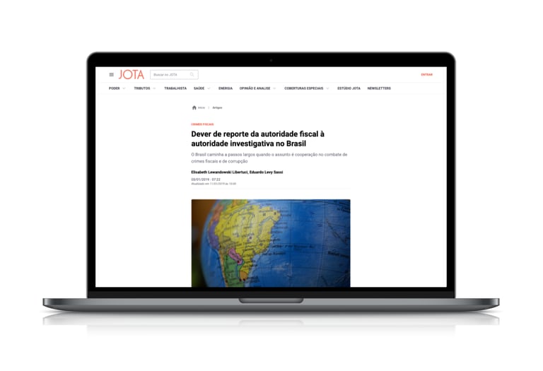 Imagem de comutador com o site sobre dever de reporte OES Advogados