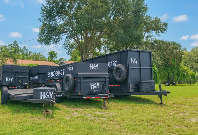 Dumpster and Flatbed Trailer Rental Tampa