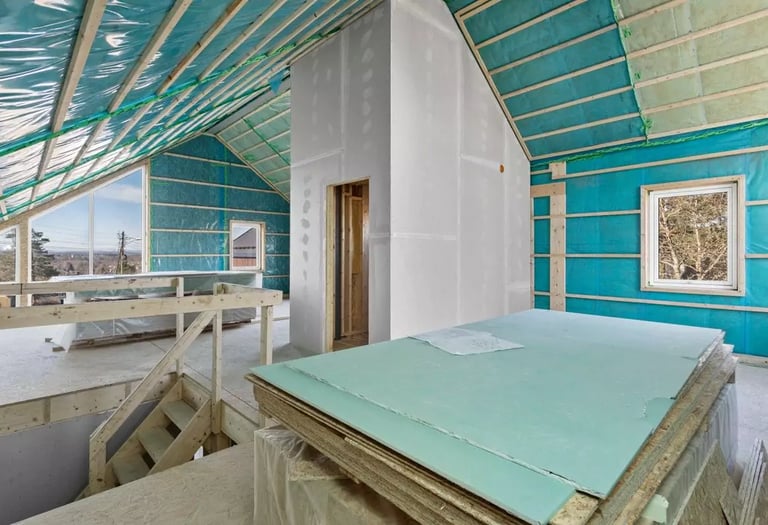 Wooden flat pack houses