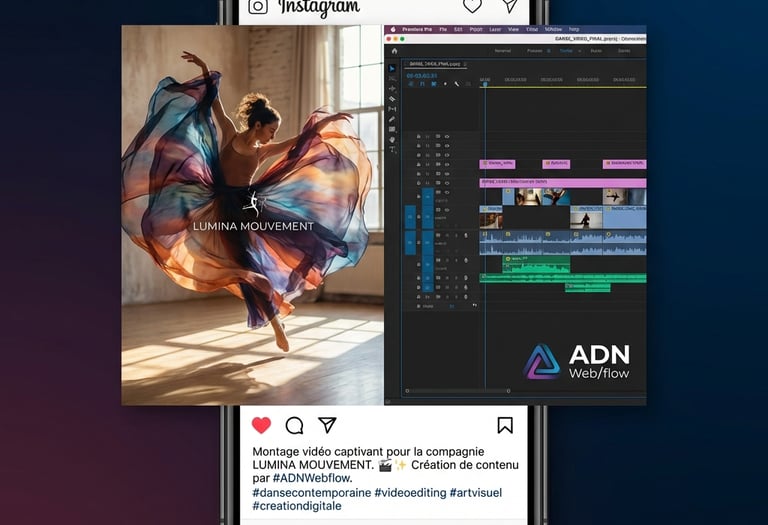 montage vidéo pour une danseuse