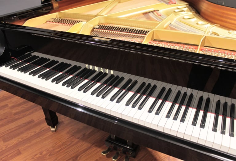 concert grand piano used for lunchtime concerts and recitals
