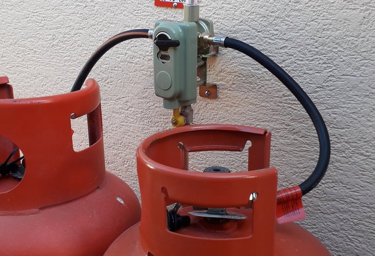 LPG bottle supply installation rural north devon
