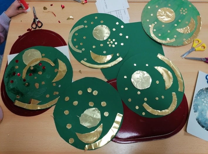 gebastelte Himmelsscheiben von Nebra