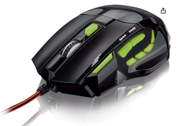 Mouse Gamer Rapid Fire 2400DPI