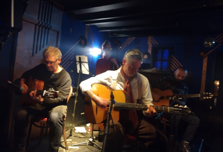 Paul Paterson and John Carnie of Celtic Django Project