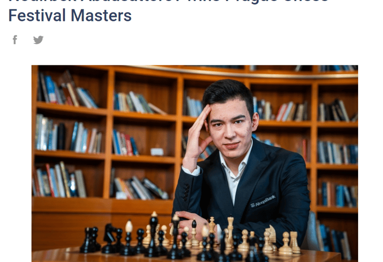 Uzbekistan Chess Nodirbek Abdusattorov wins Prague Chess Festival 2024 Masters