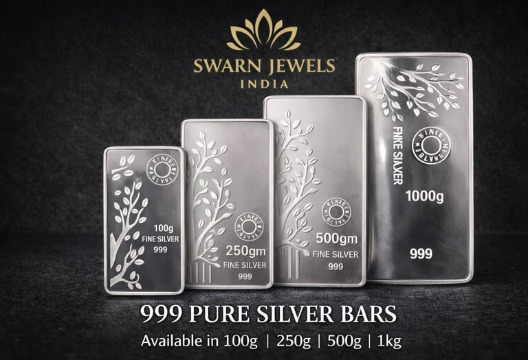 999 PURE SILVER BARS