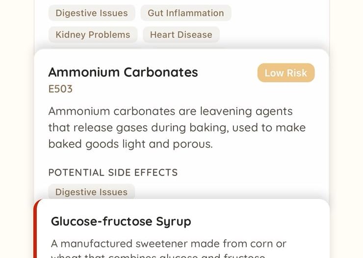 Ingredient scanner, MyGredient, food scanner, cosmetic scanner