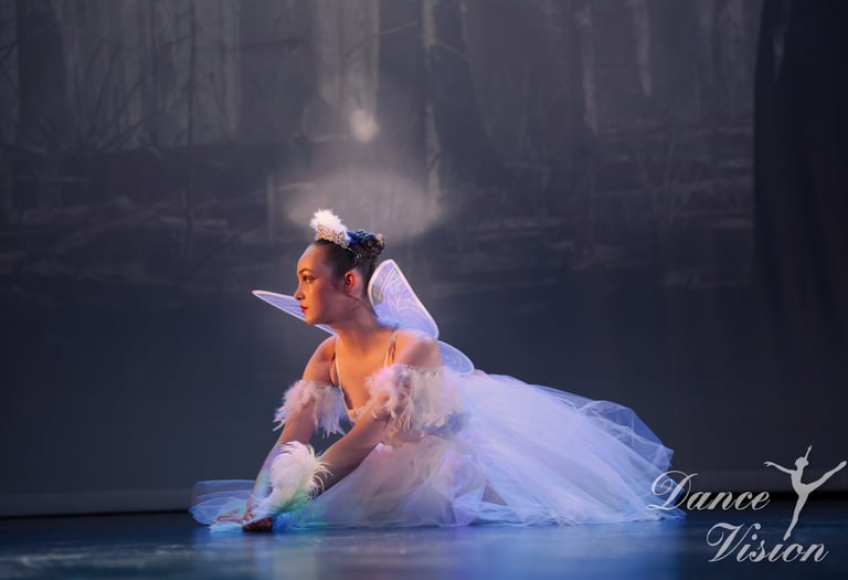 a young girl in a white dress and a white dress