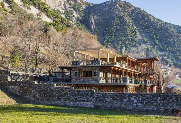 Chitral - Stomemade house