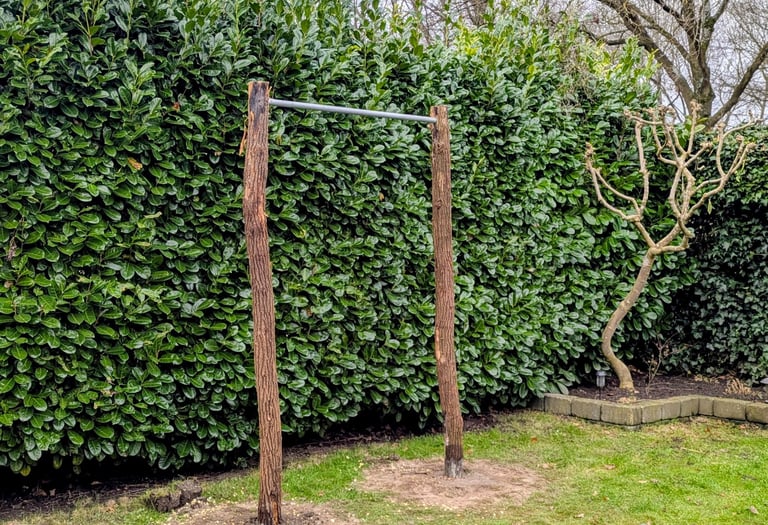 pull up bar rekstok sport toestel voor tuin