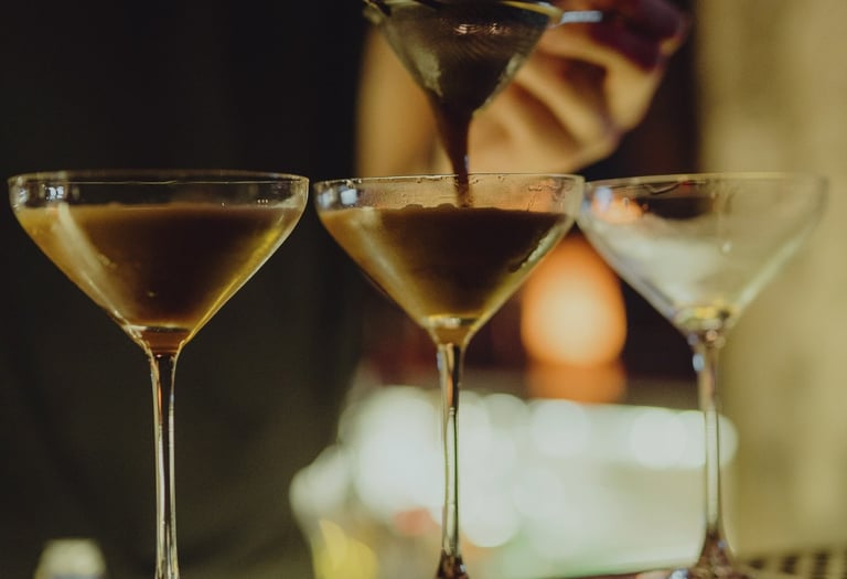 kokteilių degustacija