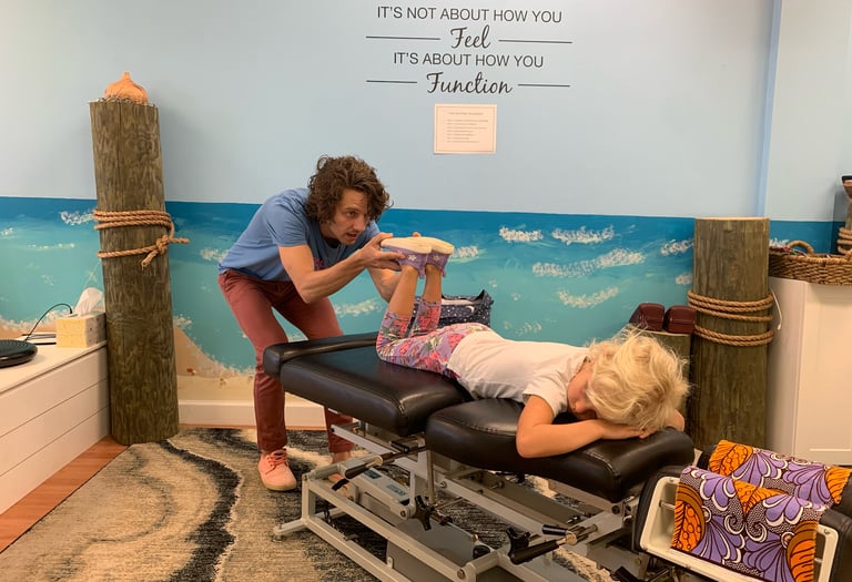 Child with sensory processing issues in Franklin receiving natural drug free solutions