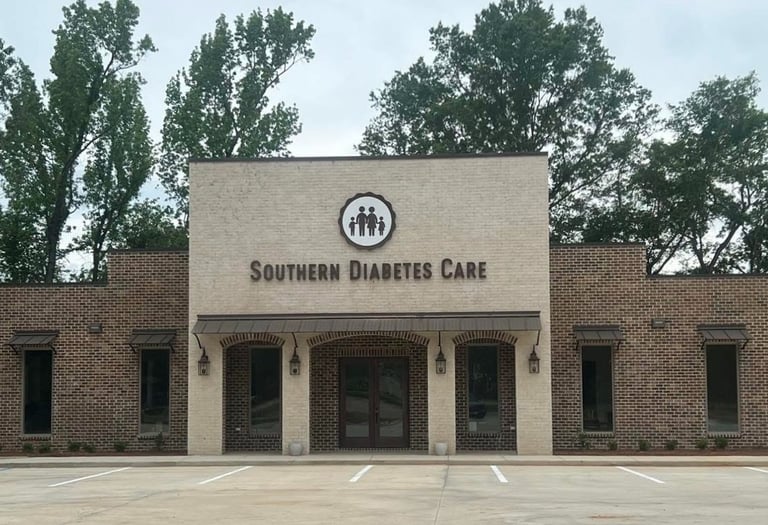 Southern Diabetes Care, Florence MS Clinic, Parking Lot View