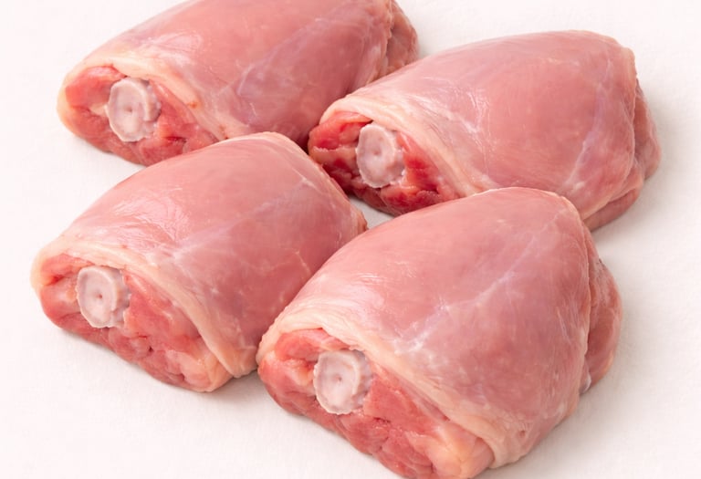 Premium chicken thighs halal processed bulk supply