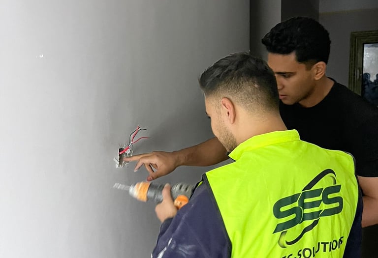 📝 الوصف: إصلاح نظام إنذار الحريق بكارفور الغردقة، ويشمل ذلك استبدال جميع الأجهزة التالفة، وإعادة ته