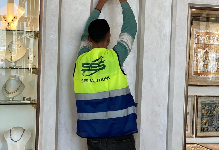 مشروع SES Solutions لأنظمة الأمن والسلامة في فندق بالقاهرة