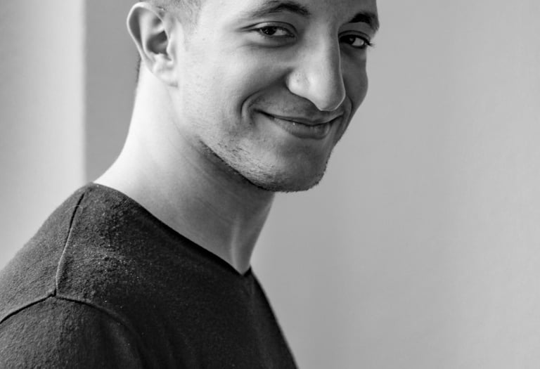 a man with a smile on his face