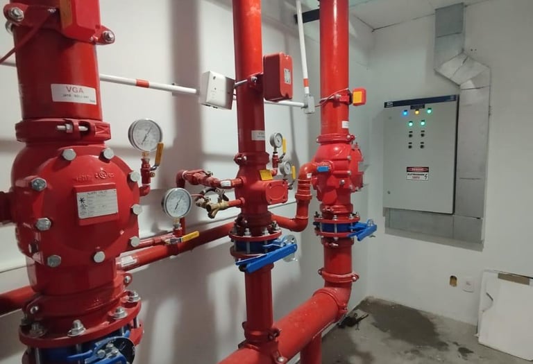 Instalação de Equipamentos Contra Incêndio e Pânico.