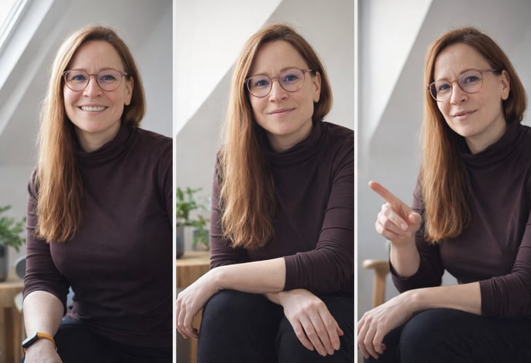 Dr. Ute Alice Gamm in ihrem Coachingstudio