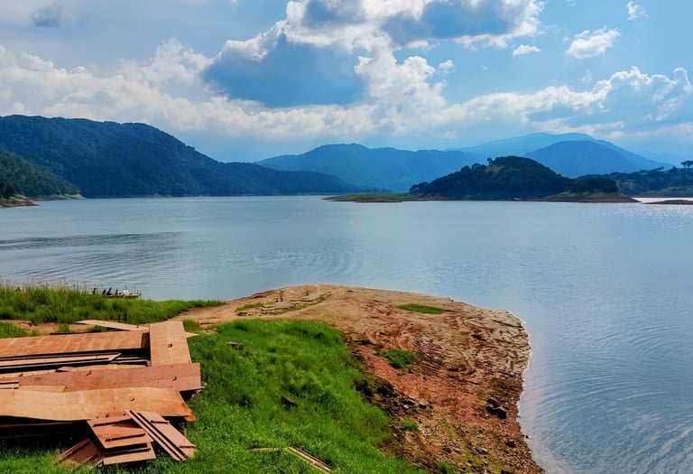 Umiam Lake - Shillong's most serene stretch of blue.