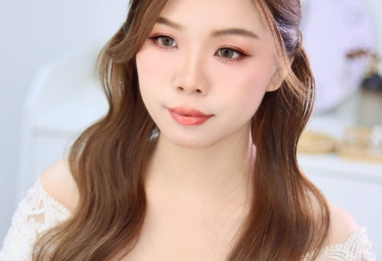 香港婚禮新娘化妝師試妝