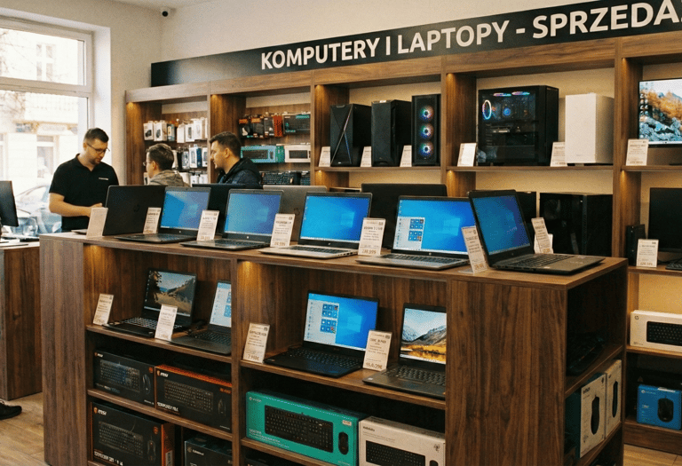 Sprzedaż komputerów, laptopów, urządzeń - na zamówienie